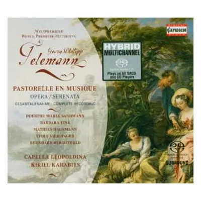 2SACD Georg Philipp Telemann: Pastorelle En Musique Opera / Serenata