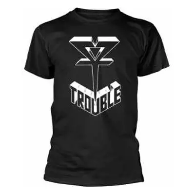 Tričko Logo Trouble 1 (black) S