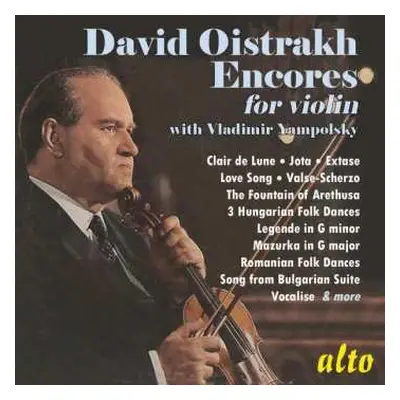 CD David Oistrach: Encores For Violin