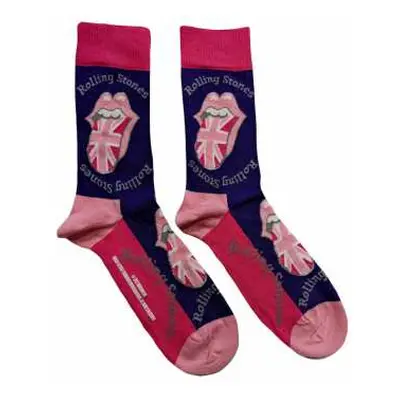 The Rolling Stones Unisex Ankle Socks: Uk Tongue (uk Size 7 - 11) 42 - 47