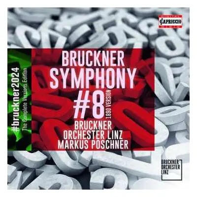 CD Anton Bruckner: Symphony # 8 (1890 Version)