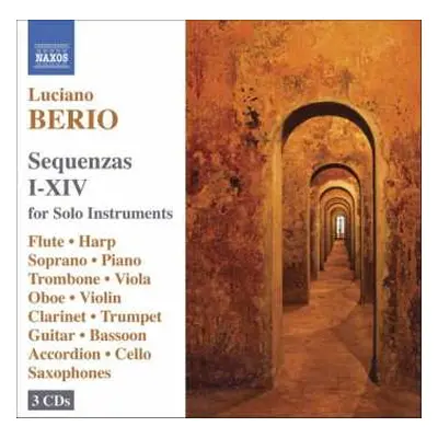 3CD Luciano Berio: Sequenzas I-XIV For Solo Instruments