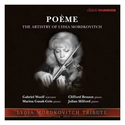 CD Lydia Mordkovitch: Poème