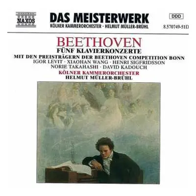 3CD Ludwig van Beethoven: Klavierkonzerte Nr.1-5