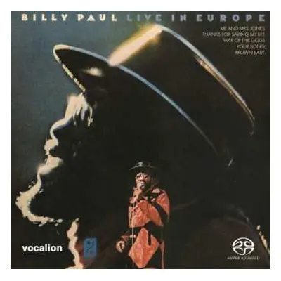 SACD Billy Paul: Live In Europe