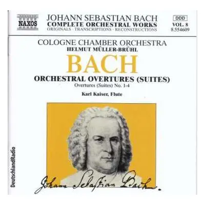 CD Johann Sebastian Bach: Overtures (Suites) Nos. 1-4