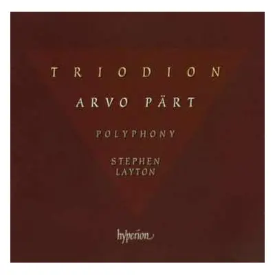 CD Arvo Pärt: Triodion