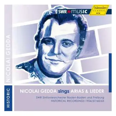 CD Alfredo Casella: Nicolai Gedda Sings Arias & Lieder