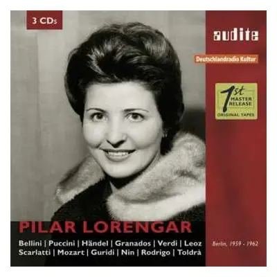 3CD Vincenzo Bellini: Pilar Lorengar - A Portrait In Live And Studio Recordings From 1959-1962