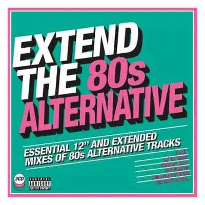 3CD/Box Set Various: Extend The 80s Alternative (Essential 12" And Extended Mixes Of 80s Alterna