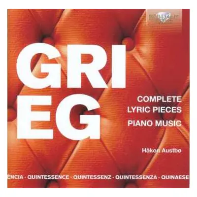 5CD Edvard Grieg: Complete Lyric Pieces; Piano Music