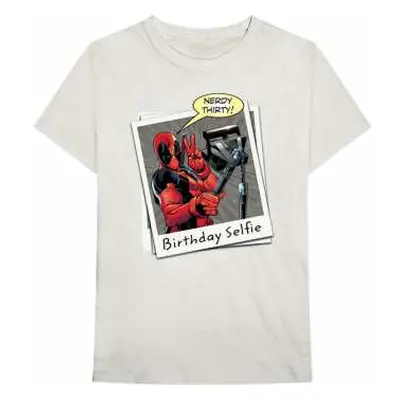 Tričko Deadpool Birthday Selfie XL