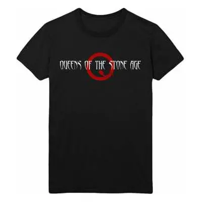 Tričko Text Logo Queens Of The Stone Age M