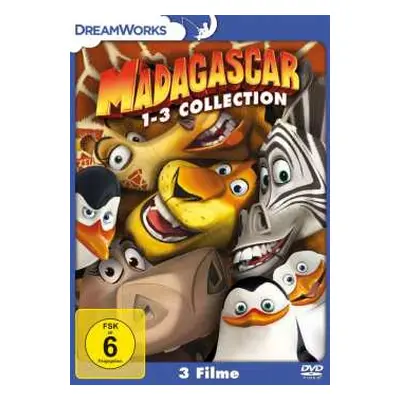 3DVD Various: Madagascar 1-3