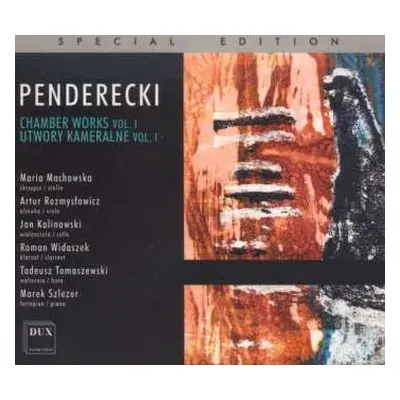 CD Krzysztof Penderecki: Utwory Kameralne Vol. 1