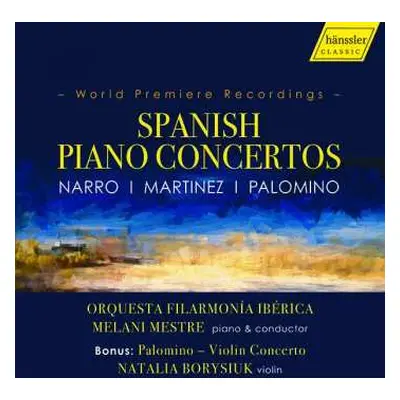 CD Melani Mestre: Spanish Piano Concertos