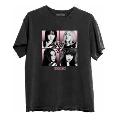 Blackpink Unisex T-shirt: Shut Down Photo Grid (large) L