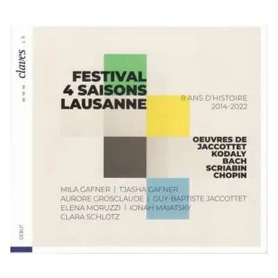 CD Zoltán Kodály: Festival 4 Saisons Lausanne