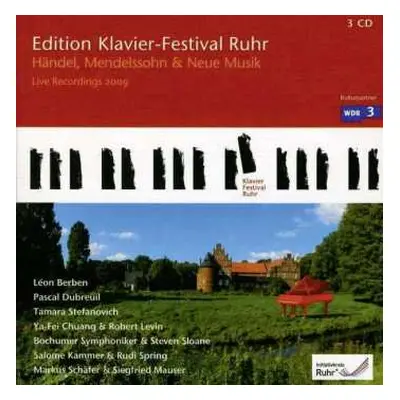 3CD Various: Edition Klavier-festival Ruhr Vol.23 - Händel, Mendelssohn & Neue Musik