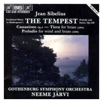 CD Göteborgs Symfoniker: The Tempest Suites, Op.109