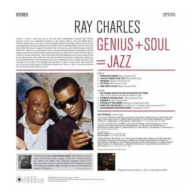 LP Ray Charles: Genius + Soul = Jazz DLX | LTD