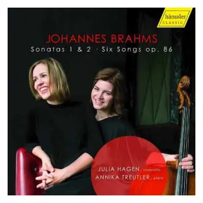 CD Johannes Brahms: Sonatas 1 & 2 • Six Songs Op. 86