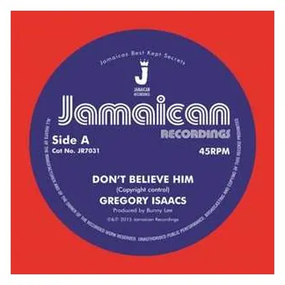 LP Gregory Isaacs: Don't Believe Him/version