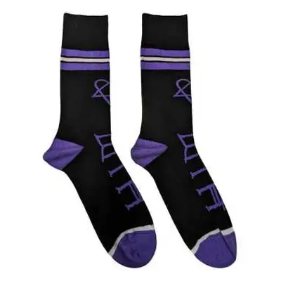 Him Unisex Ankle Socks: Heartagram & Logo (uk Size 7 - 11) 42 - 47