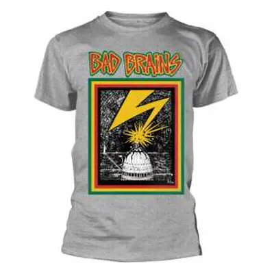 Tričko Bad Brains (grey) XXXL