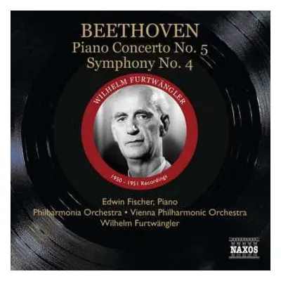 CD Ludwig van Beethoven: Piano Concerto No. 5 - Symphony No. 4