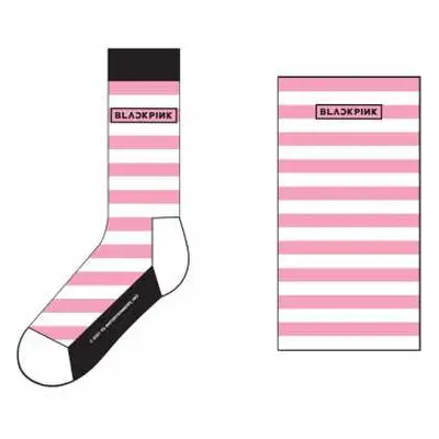 Kotníkové Ponožky Stripes & Logo Blackpink 42 - 47