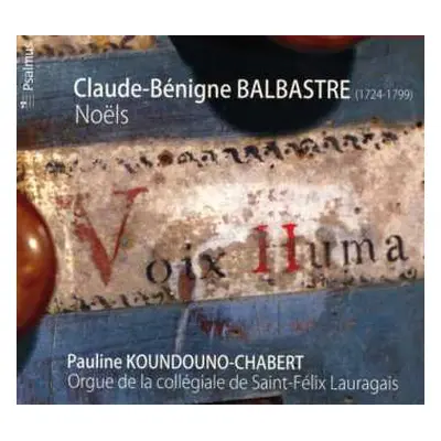 CD Claude Balbastre: Orgelwerke "noels"