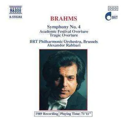 CD Johannes Brahms: Symphony No. 4 / Academic Festival Overture / Tragic Overture