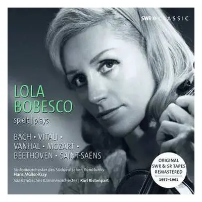 3CD Johann Sebastian Bach: Lola Bobesco - Recordings 1957-1961