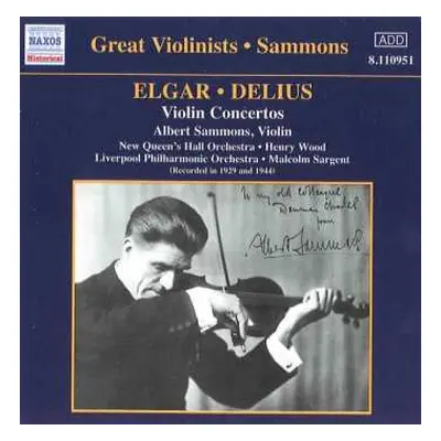 CD Sir Edward Elgar: Violin Concertos