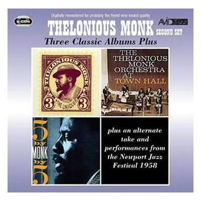 2CD Thelonious Monk: The Unique Thelonius Monk / At Town Hall / 5 By Monk By 5 (three Classic Al