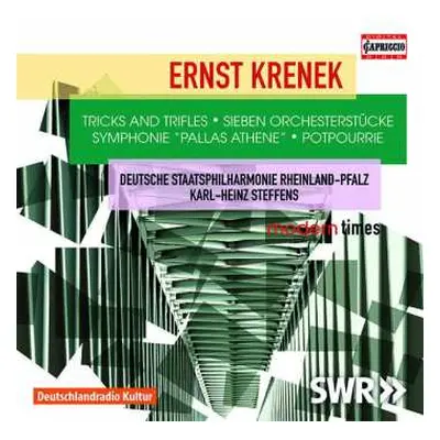 CD Ernst Krenek: Tricks and Trifles / Sieben Orchester Stücke / Symphonie 'Pallas Athene' / Potp