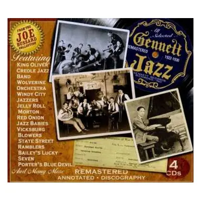 4CD/Box Set Various: Gennett Jazz 1922-1930