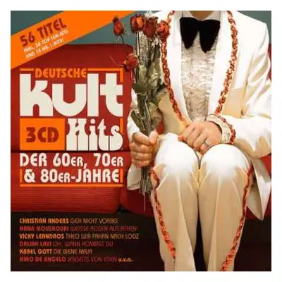 3CD Various: Deutsche Kulthits Der 60er, 70er & 80er-Jahre