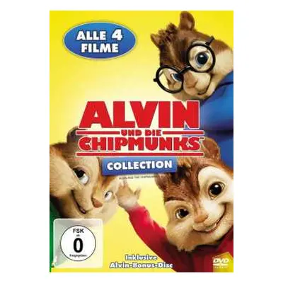 5DVD Various: Alvin Und Die Chipmunks 1-4