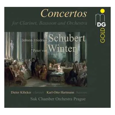 CD Johann Friedrich Schubert: Dieter Klöcker & Karl-otto Hartmann - Concertos