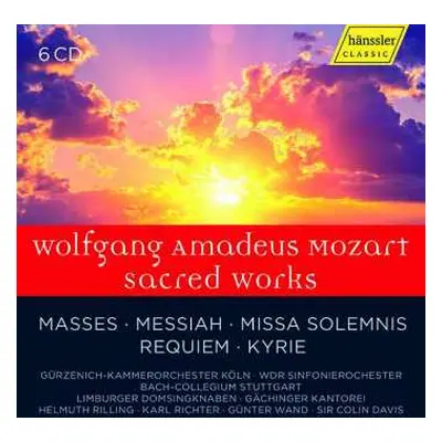 6CD Wolfgang Amadeus Mozart: Geistliche Werke