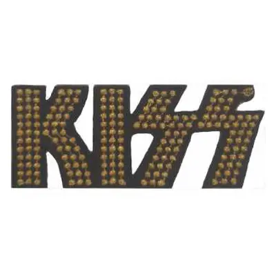 Nášivka Gold Studded Logo Kiss