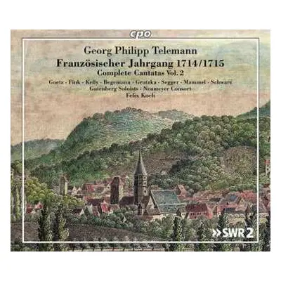 2CD Georg Philipp Telemann: Kantaten - Französischer Jahrgang 1714/1715 Vol.2