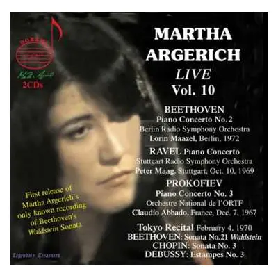 2CD Ludwig van Beethoven: Martha Argerich - Legendary Treasures Vol.10