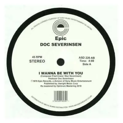 LP Doc Severinsen: I Wanna Be With You (DJ Harvey's Pacific Beach Edit)