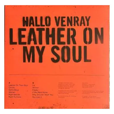 LP Hallo Venray: Leather On My Soul