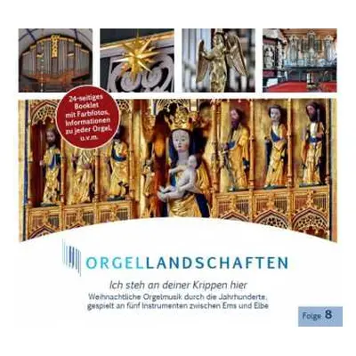 CD Various: Orgellandschaften Vol.8 - Ich Steh An Deiner Krippen Hier