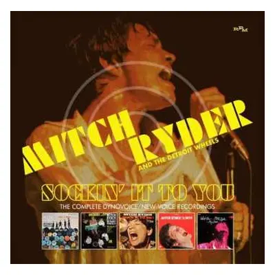 3CD Mitch Ryder: Sockin' It ToYou, The Complete Dynovoice/New Voice Recordings