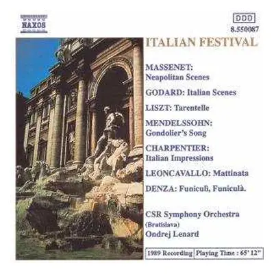 CD Slovak Radio Symphony Orchestra: Italian Festival